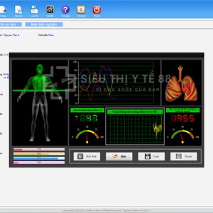 Giao diện phần mềm khi đo máy 36 chỉ số
